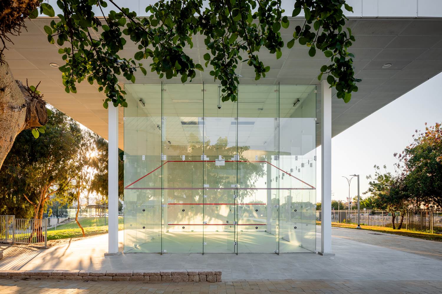 Tpoint Rishon LeZion glass court pavilion