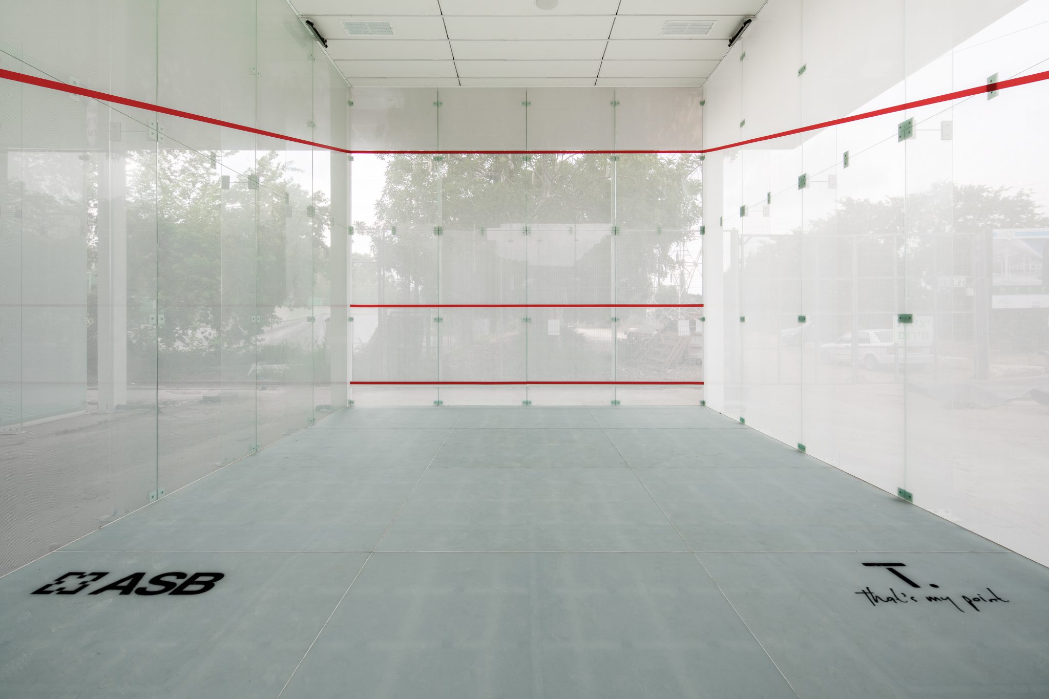 Glass floor